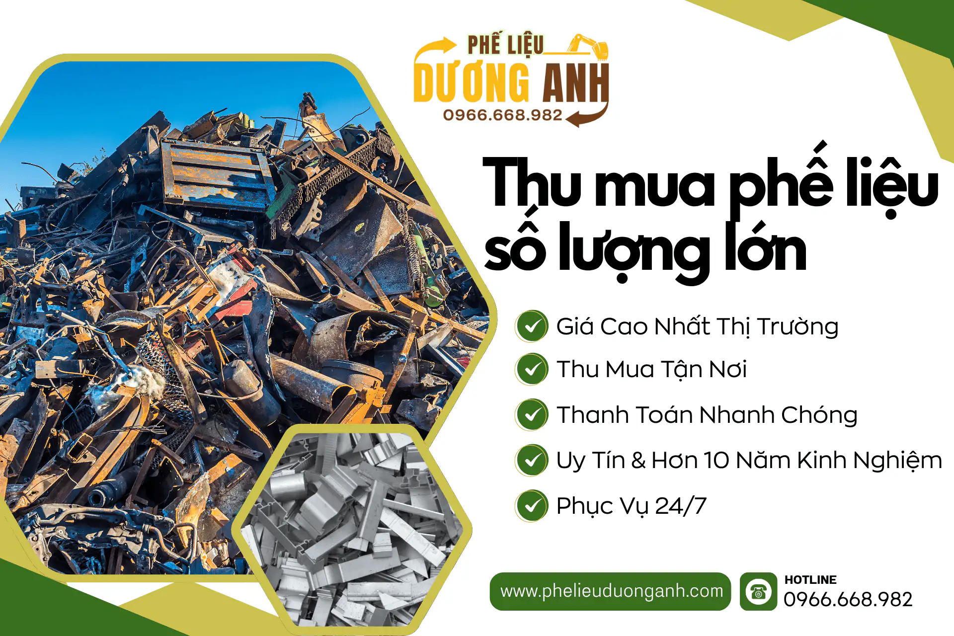 Banner thu mua phế liệu Dương Anh